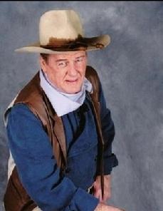 If you ever need a John Wayne impersonator, click on the photo to Ermal Williamson and get the best...