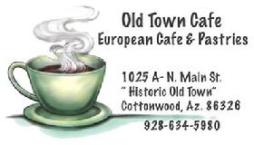 Old Town Cafe breakfast lunch from the Cottonwood Hotel